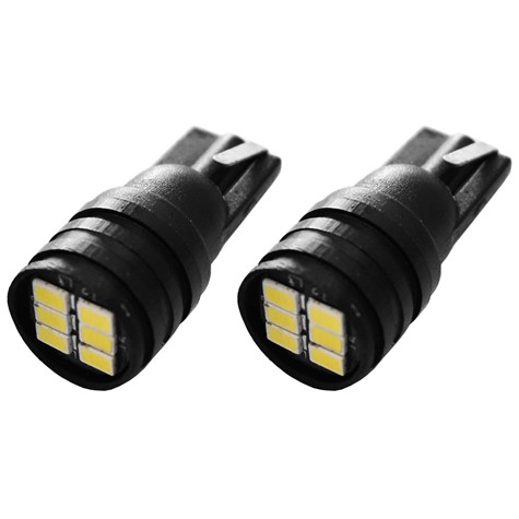 Żarówki W5W T10 Canbus 12V 6 SMD białe 2szt/kpl